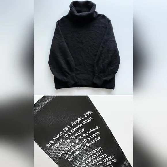 SOLD --- The Group by Babaton Adichie Turtleneck Sweater - Picture 4 of 4